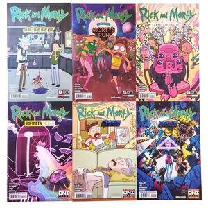 Rick and Morty Comic Book Lot Infinity Hour Morty's Run Crisis on C-137 Jerry NM